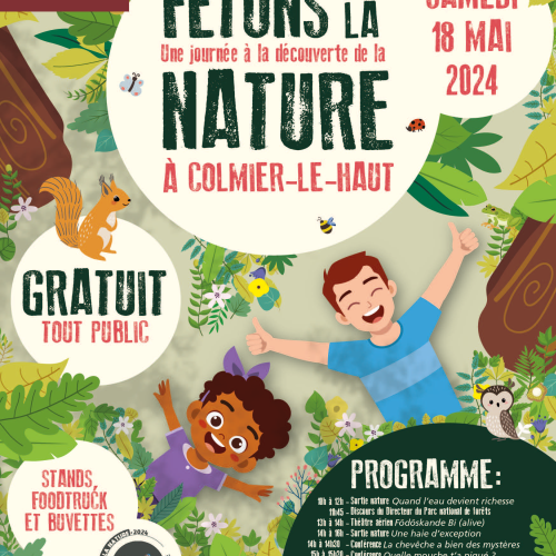 Affiche Fêtons la nature, 18 mai à Colmier-le-Haut
