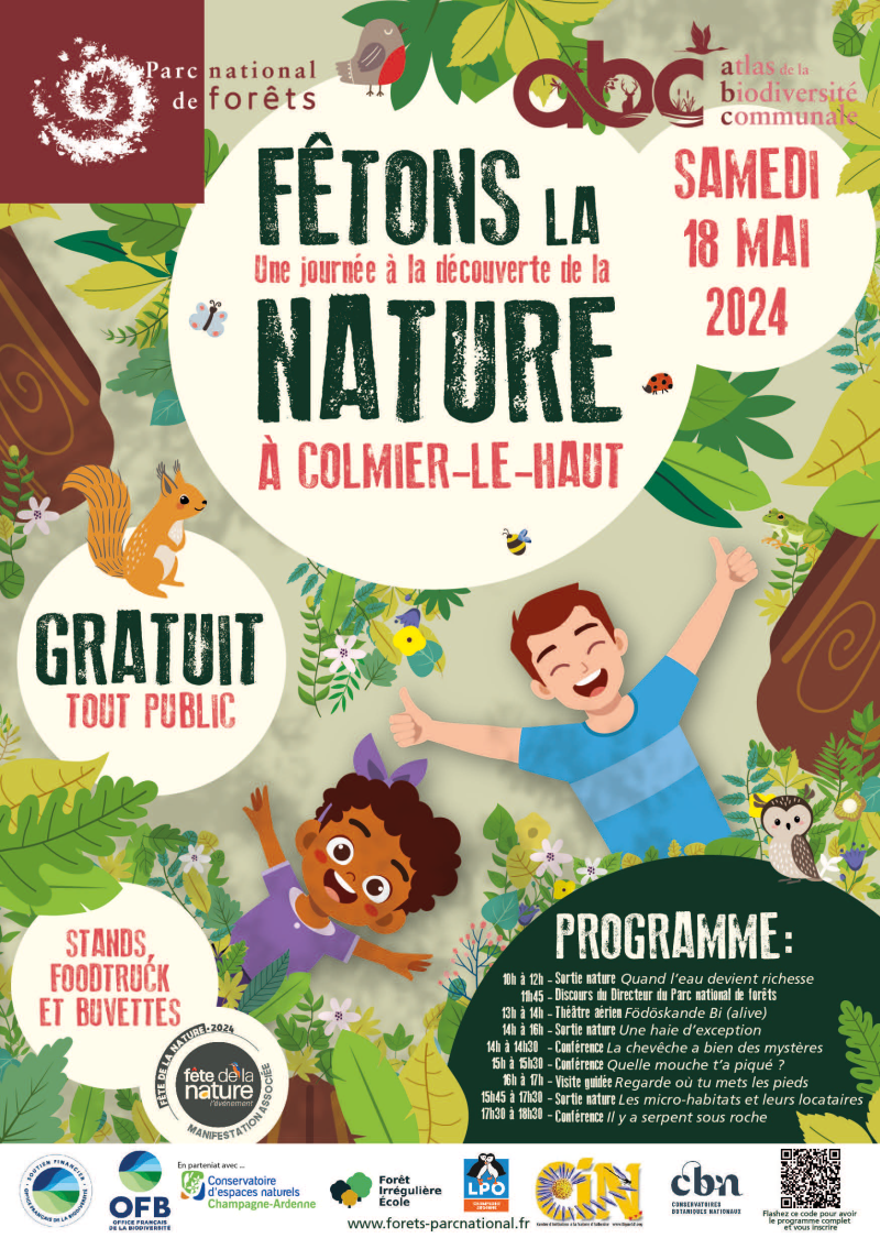 Affiche Fêtons la nature, 18 mai à Colmier-le-Haut