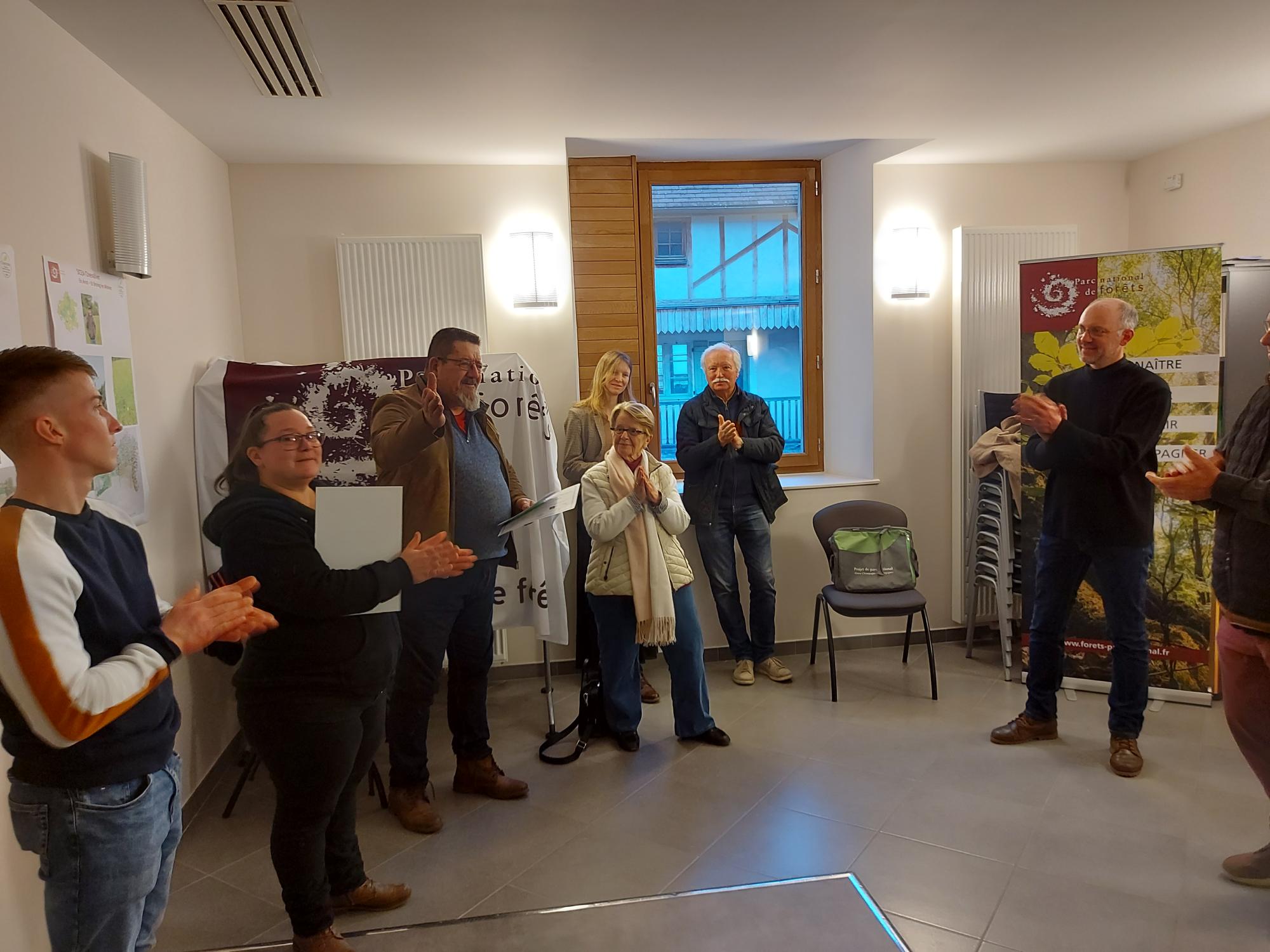 Remise des prix à Arc-en-Barrois le 5 février 2026. Photo : Jean-Yves Vansteelant